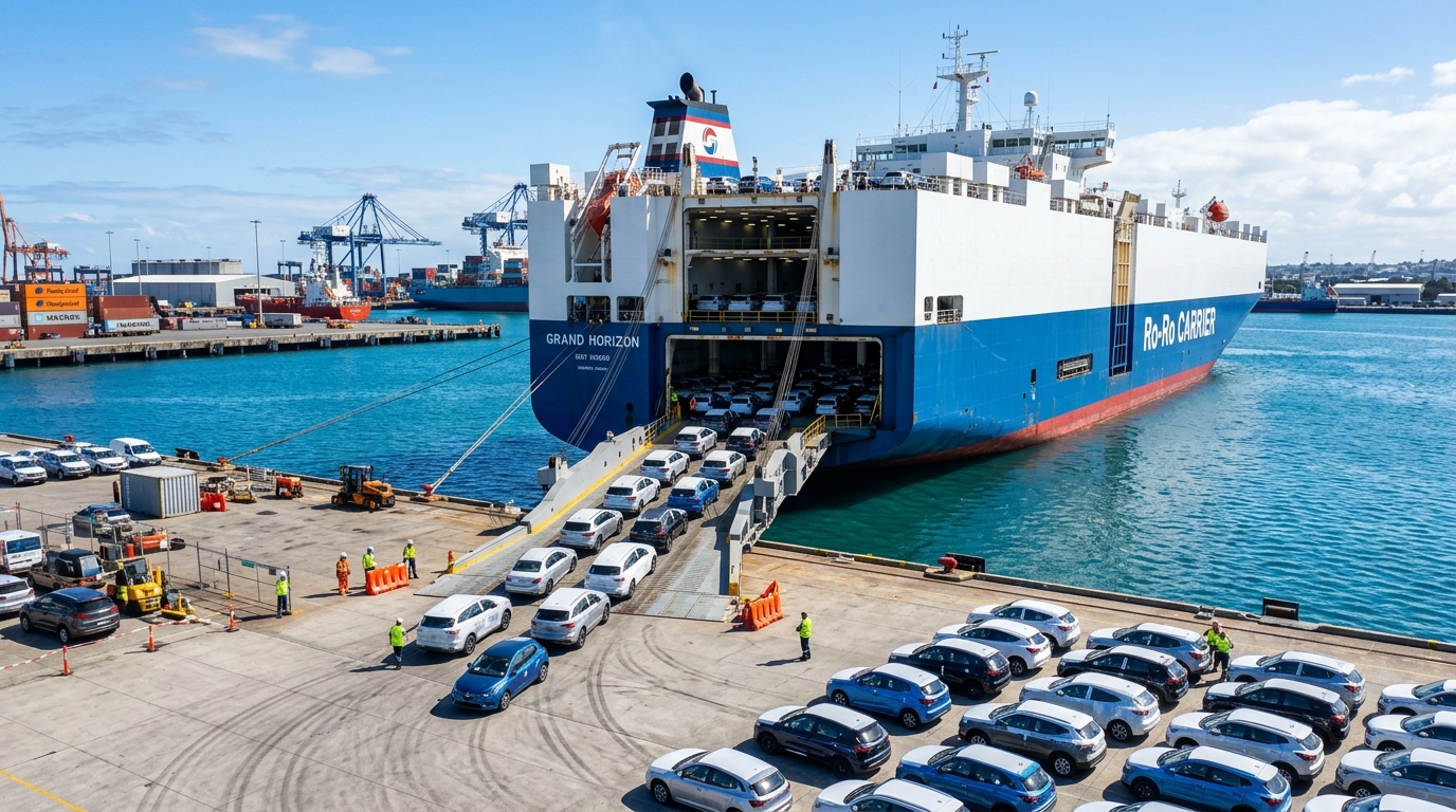 PT Indo Logistics Express Roll-On Roll-Off Ro-Ro Vessel Car Carrier Shipment